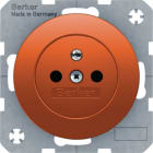HAGER BOCCHIOTTI - Presa con spinotto di messa a terra e alta prot. da contatti Serie R.1 arancione 6765762007