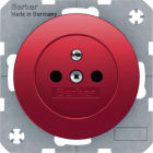 HAGER BOCCHIOTTI - Presa con spinotto di messa a terra e alta prot. da contatti Serie R.1 rosso 6765762022