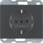HAGER BOCCHIOTTI - Presa SCHUKO Berker K.1 antracite opaco, verniciato 7341357006