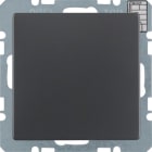 HAGER BOCCHIOTTI - Regolatore di temperatura?oggetto KNX - Berker Q.1/Q.3 antracite velluto, vernic 75441226