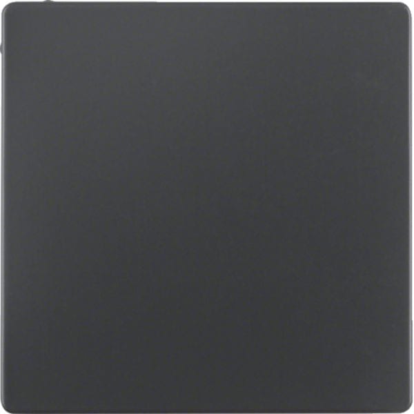 HAGER BOCCHIOTTI - Inserto cieco x accoppiatore bus KNX?Berker Q.1/Q.3 antracite velluto, vernic. 75940226