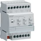 HAGER BOCCHIOTTI - Attuatore x riscaldamento 6 out Triac easy, 24 V/230 V AC, con regolatore 80316403