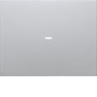 HAGER BOCCHIOTTI - Copertura per modulo sensore a tasti singolo KNX - K.1/K.5 alu opaco, verniciato 80960271