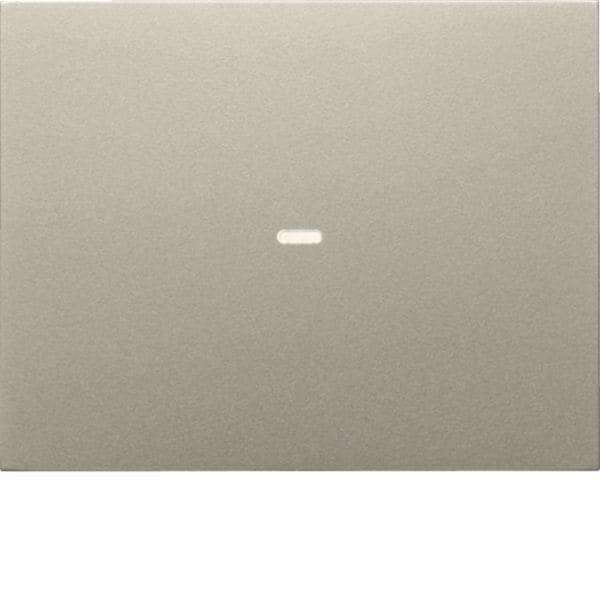 HAGER BOCCHIOTTI - Copertura x modulo sensore a tasti singolo KNX - Serie K.1/K.5 acc.inox op vern. 80960273