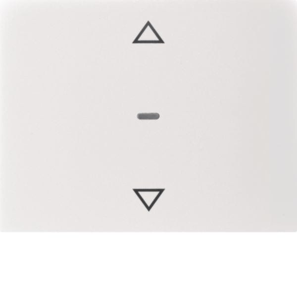 HAGER BOCCHIOTTI - Copertura con simbolo frecce x modulo sensore a tasti singolo, K.x Bianco pol. 80961279