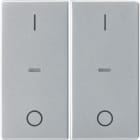 HAGER BOCCHIOTTI - COPRITAST.DOPP+''0-1'' X MOD SING.Q.X ALU 80962321