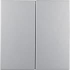 HAGER BOCCHIOTTI - Modulo pulsante doppio Berker S.1/B.7 alu opaco, verniciato 85142183