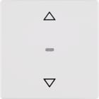 HAGER BOCCHIOTTI - Pulsante per veneziane Berker Q.1/Q.3 bianco polare velluto 85241129