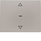 HAGER BOCCHIOTTI - Pulsante per veneziane Berker K.5 acciaio inox opaco, verniciato 85241173