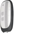 HAGER BOCCHIOTTI - Trasmettitore portatile radio KNX 2 canali bianco polare/grigio, lucido/opaco 85605100
