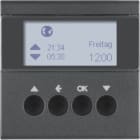 HAGER BOCCHIOTTI - Orologio per comando veneziane Berker S.1/B.3/B.7 antracite opaco 85741185