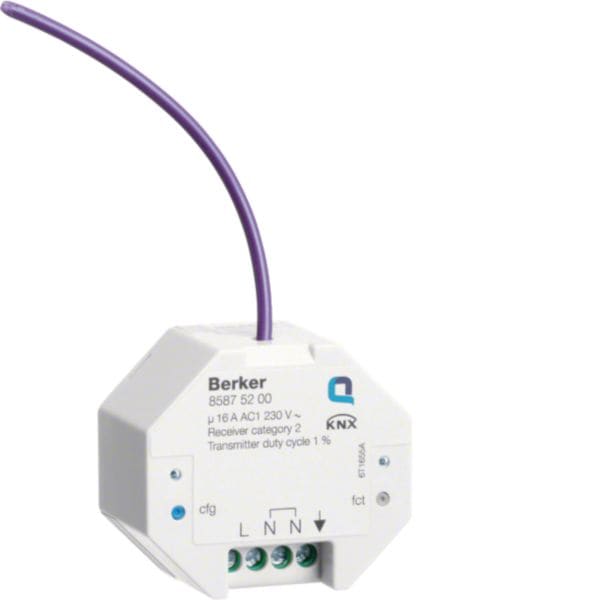 HAGER BOCCHIOTTI - Modulo RF KNX Quicklink incasso 1 Out On/Off 16 A AC1?alim. 230 V AC 85875200