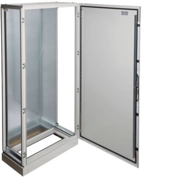 HAGER BOCCHIOTTI - Armadio porta cieca con piastra inserimento frontale H2100 L1000 P500 FK FK134