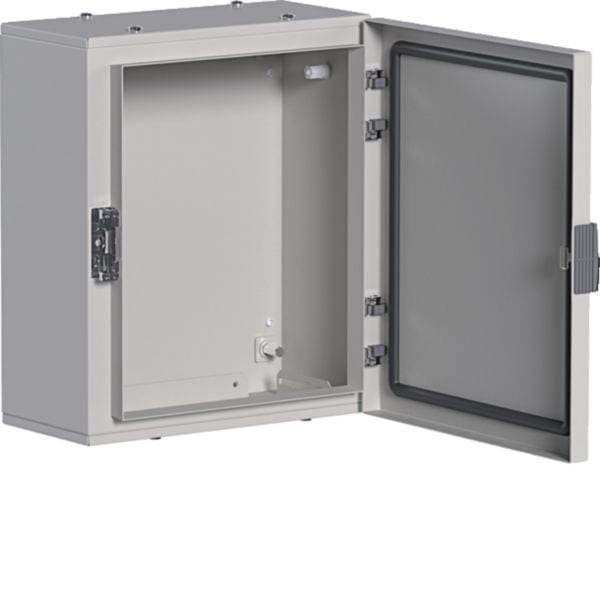 HAGER BOCCHIOTTI - Quadro in lamiera a parete con porta cieca H350 L300 P160 orion plus FL104A