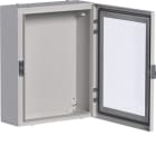 HAGER BOCCHIOTTI - Quadro in lamiera a parete con porta trasparente H500 L400 P160 orion plus FL161A