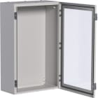 HAGER BOCCHIOTTI - Quadro in lamiera a parete con porta trasparente H800 L500 P250 orion plus FL172A