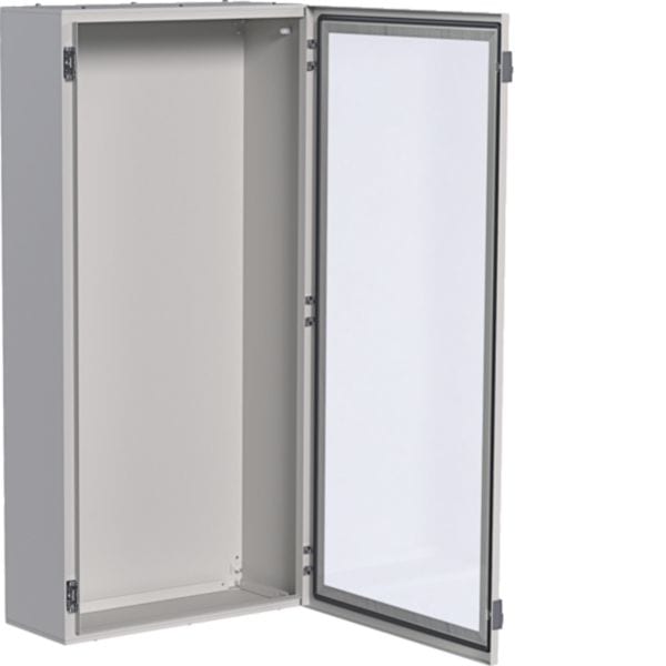 HAGER BOCCHIOTTI - Quadro in lamiera a parete con porta trasparente H1250 L600 P250 orion plus FL179A