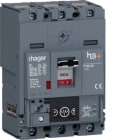 HAGER BOCCHIOTTI - Interruttore automatico scatolato h3+ P160 LSIG Energy 3P 50kA 100A HMS100NC