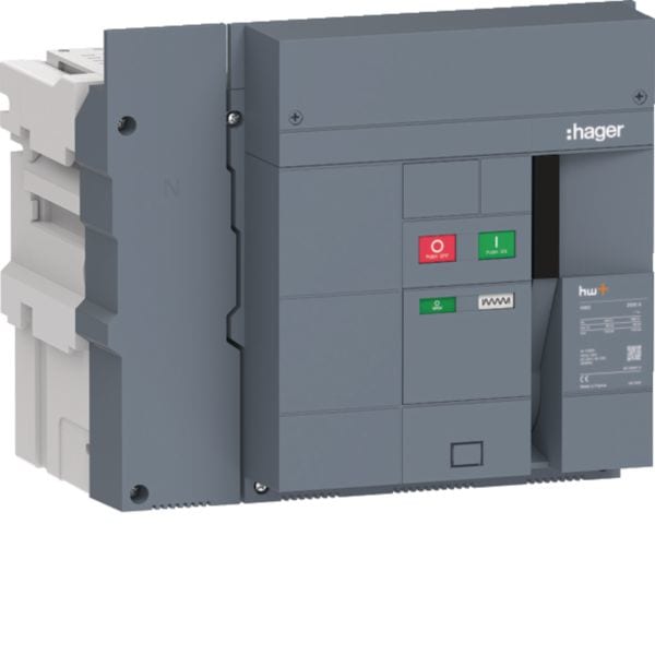 HAGER BOCCHIOTTI - Interruttore non automatico aperto hw+ HW2 2500A 4P estraibile HW2W425DS