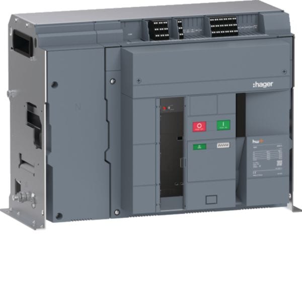 HAGER BOCCHIOTTI - Interruttore automatico aperto hw+ HW4 66kA 4000A 4P fisso sentinel HW4E440FB