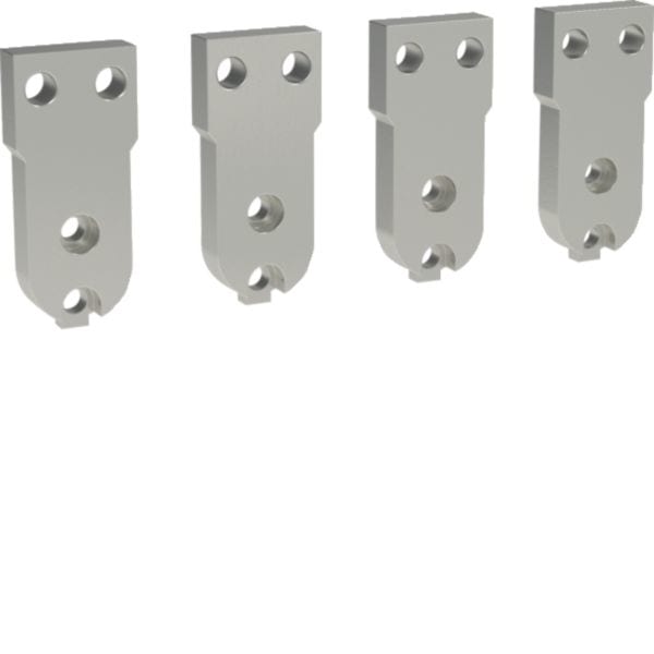 HAGER BOCCHIOTTI - Kit 4 terminali frontali inferiori corti per hw+ HW1 4P estraibile HWY047H