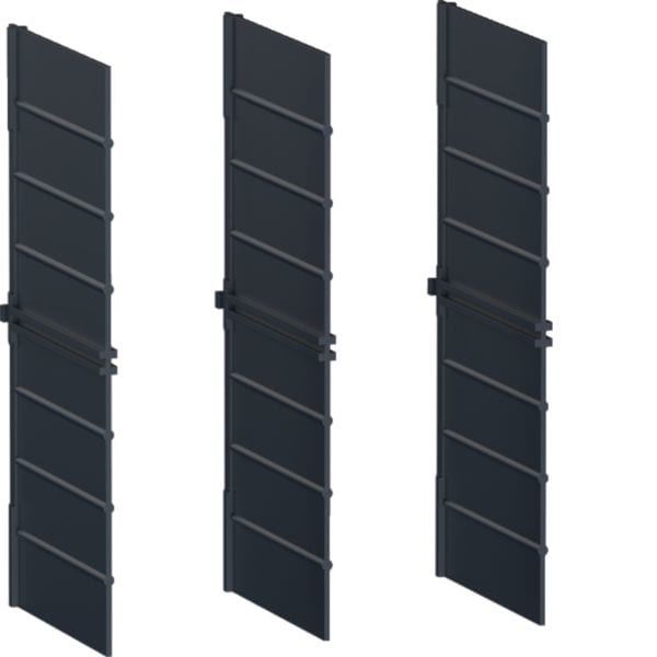 HAGER BOCCHIOTTI - Kit 3 separatori terminali frontali per interruttore hw+ HW2/4/6 4P estraibile HWY249HSA