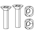 HAGER BOCCHIOTTI - Blocco in posizione estratto per interruttore hw+ HW1 estraibile (ricambio) HWY370HSP