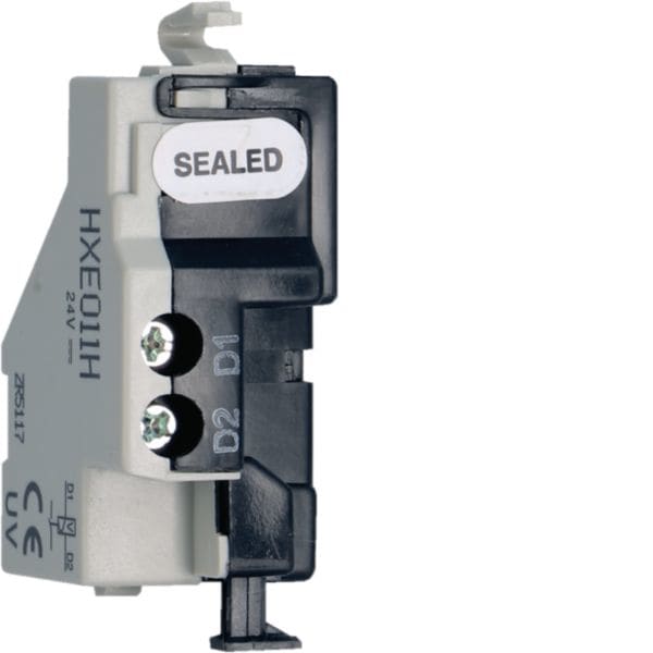 HAGER BOCCHIOTTI - Bobina di minima tensione 24V DC per interruttore h3 h1000, h1600 HXE011H