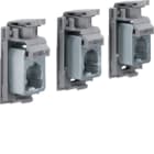 HAGER BOCCHIOTTI - Kit 3 morsetti per cavi Cu/Al 1x35–70 mm² per interruttore scatolato h3 x160 3P HYA005H