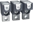 HAGER BOCCHIOTTI - Kit 3 morsetti per cavi Cu/Al 2x35–300 mm² per h3 x630, h3+ P630 3P HYW007H