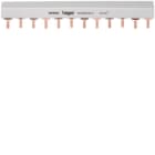 HAGER BOCCHIOTTI - Barretta di cablaggio a puntale 4P 63A 24 moduli DIN KB463C