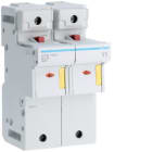 HAGER BOCCHIOTTI - Portafusibile accessoriabile 22x58 2P 4 moduli DIN LS702