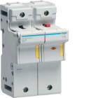 HAGER BOCCHIOTTI - Portafusibile accessoriabile 22x58 1P+N 8 moduli DIN LS712