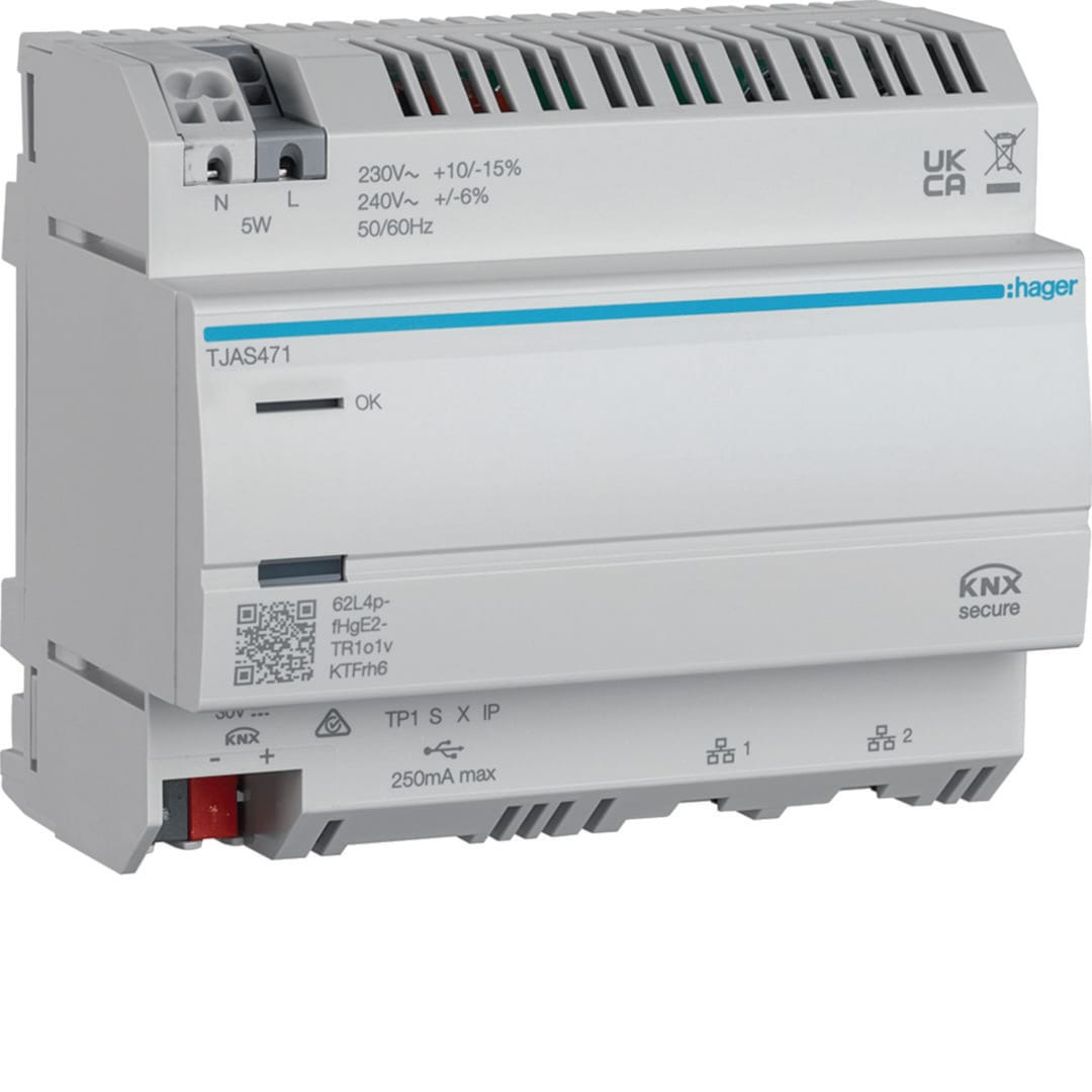 HAGER BOCCHIOTTI - MOD.KNX TP-IP IOT+EASY+DOMOVEA PLUS 6M TJAS471