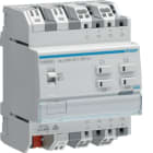 HAGER BOCCHIOTTI - Modulo KNX 4 uscite 16A 230V AC carichi capacitivi configurazione in easy e ETS TXA604D