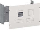HAGER BOCCHIOTTI - Kit per 2 scatolati fissi differenziali verticali P250 H400 L600 quadro evo UC264PRN
