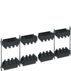 HAGER BOCCHIOTTI - Kit di 8 supporti barre 4P + tiranti per 3 barra 10 mm per fase quadro evo UC8310BB
