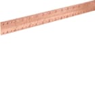 HAGER BOCCHIOTTI - Barra in rame forata M10 sezione 80x10 L1750 UC966E