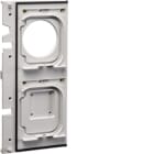 HAGER BOCCHIOTTI - Ricambio portapresa grigia M3 senza chiave per stazioni witty share e solar XEVS116