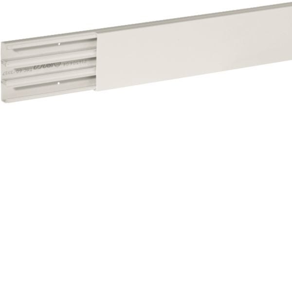 HAGER BOCCHIOTTI - Minicanale 3 scomparti con coperchio standard bianco TMC 60/3x17 W B00607