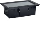 HAGER BOCCHIOTTI - Torretta a scomparsa 8 moduli con coperchio per mattonella NEST 8 MATT B01368