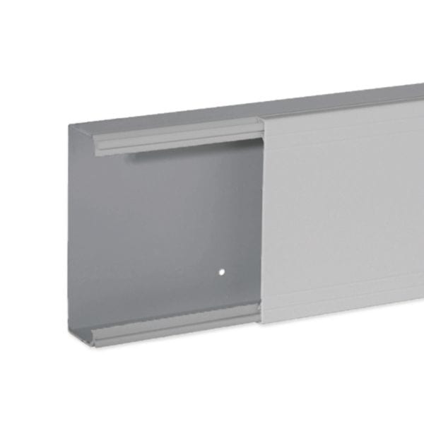 HAGER BOCCHIOTTI - TA-EN 100x40 G Canale porta cavi a base piana GRIGIO B01825