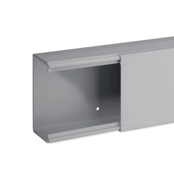 HAGER BOCCHIOTTI - TA-EN 100x60 G Canale porta cavi a base piana GRIGIO B01833