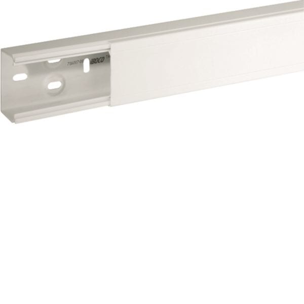 HAGER BOCCHIOTTI - Canale porta apparecchi e porta cavi bianco completo di coperchio TA-N 60x40 W B01848