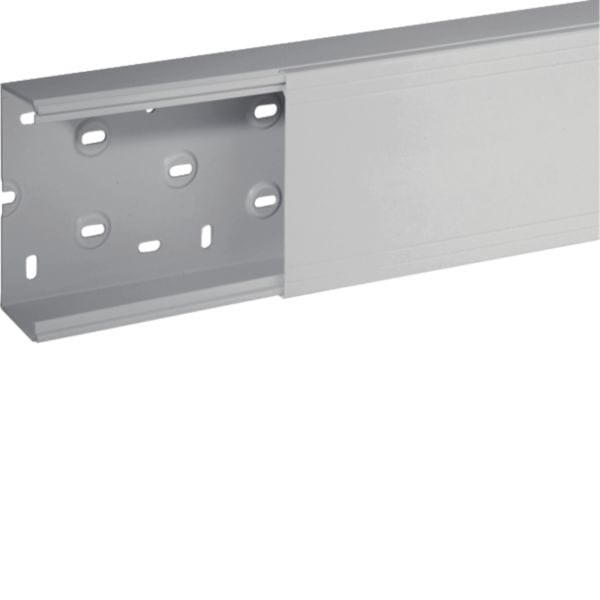 HAGER BOCCHIOTTI - Canale porta apparecchi e porta cavi grigio completo di coperchio TA-N 120x60 G B01863