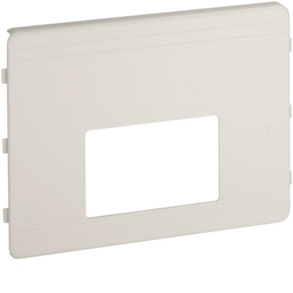 HAGER BOCCHIOTTI - CSA-3N 150 D W Coperchio di protezione 3 mod disassato per canale TA-N BIANCO B02318