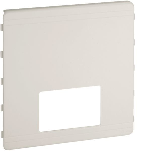 HAGER BOCCHIOTTI - Coperchio di protezione 3 mod disassato per canale TA-N bianco CSA-3N 200 D W B02324