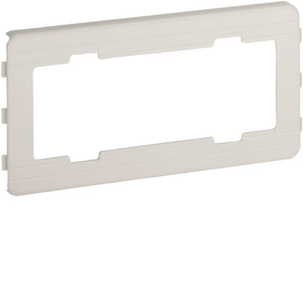 HAGER BOCCHIOTTI - Coperchio di protezione 6 moduli per canale TA-N bianco CSA-6N 100 W B02340