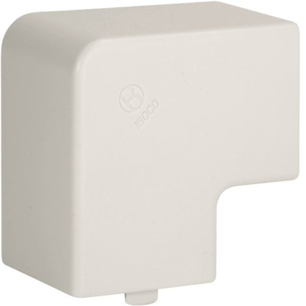 HAGER BOCCHIOTTI - Angolo piano per canali linea TA-EN bianco NPAN 40x40 W B02489