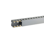 HAGER BOCCHIOTTI - Canaletta con coestruso morbido modulo 20 feritoia 8 grigio T1-N 40x40 G B02565